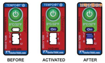 甘南溫度指示標(biāo)簽 累計(jì)上升時(shí)間/溫度的標(biāo)簽