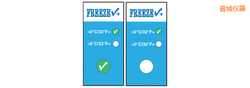 晉城溫度指示標簽 冷凍檢查 Thermolabels