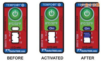 六盤水溫度指示標簽 累計上升時間/溫度的標簽